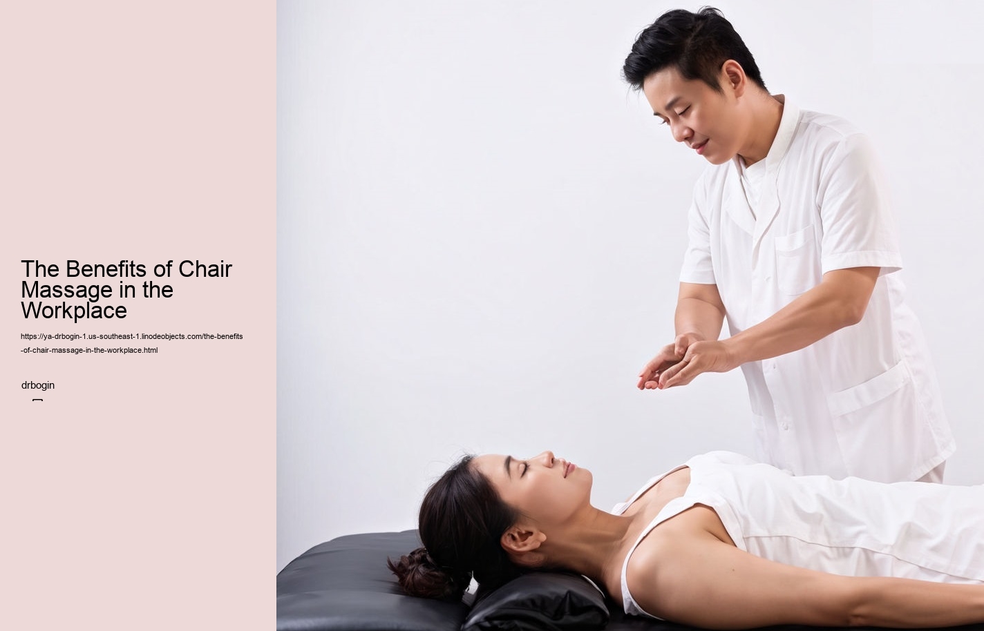 The Benefits of Chair Massage in the Workplace